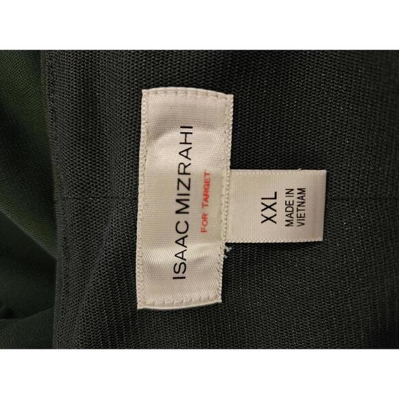 NWT Isaac Mizrahi XXL deep green stretchy midi dress - Picture 3 of 5